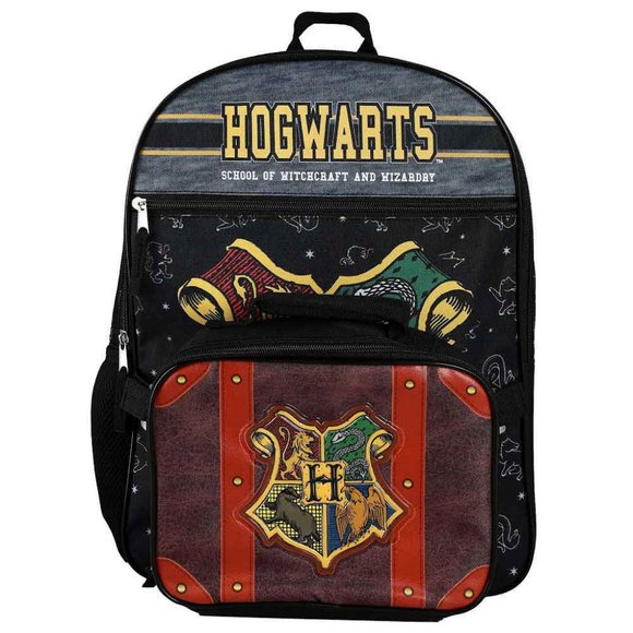 Harry Potter Hogwarts Backpack with Lunch Box Combo - Picture 2 of 8